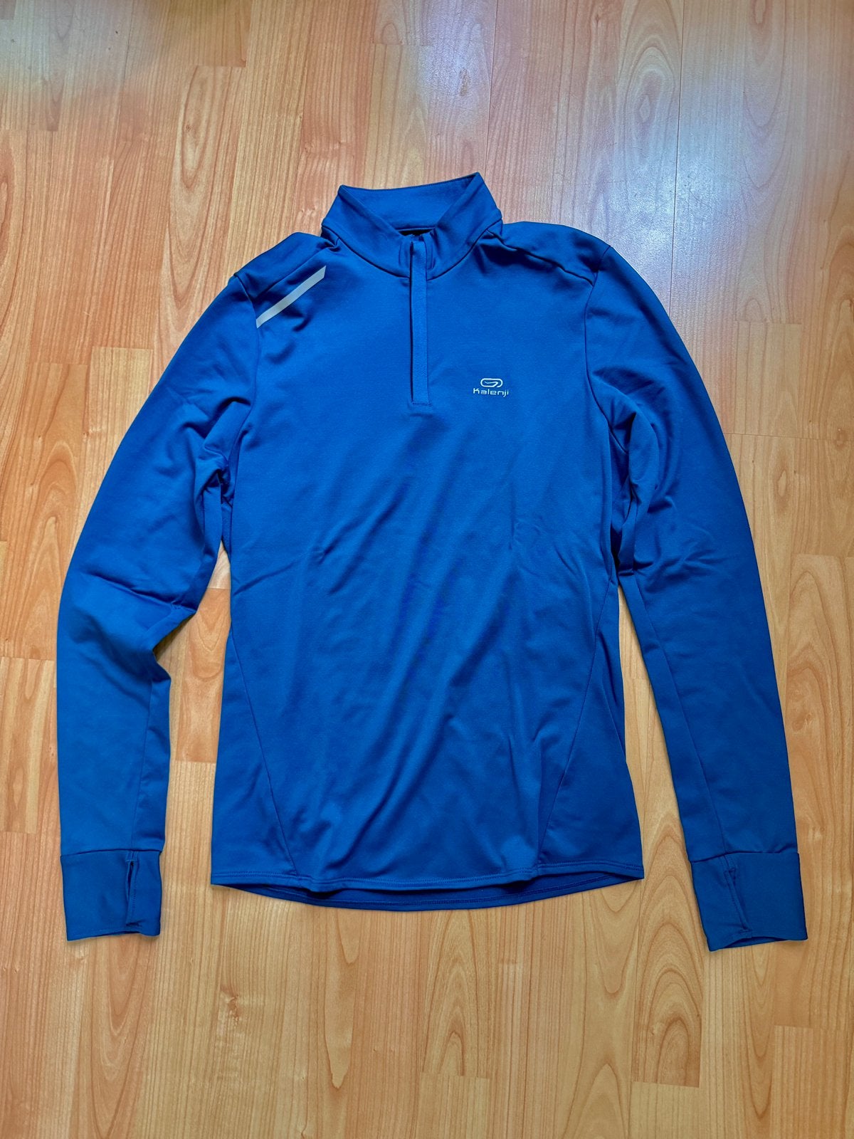 Hardloopshirt lange mouw Kalenji - Blauw, Ophalen, Blauw, Zo goed als nieuw, Hardlopen of Fietsen