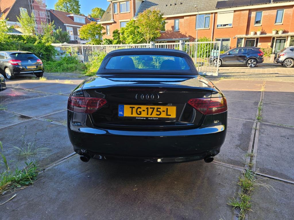 Audi A5 2.0 Tfsi 155KW Cabrio Quat. S-tr 2010 Zwart, Auto's, 4 cilinders, 4 stoelen, Zwart, Vierwielaandrijving