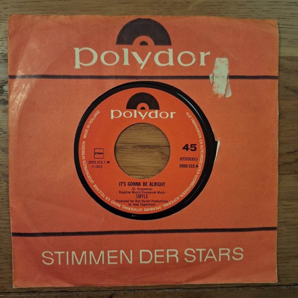 Smyle - It's Gonna Be Alright (067), Ophalen of Verzenden, Gebruikt, Pop