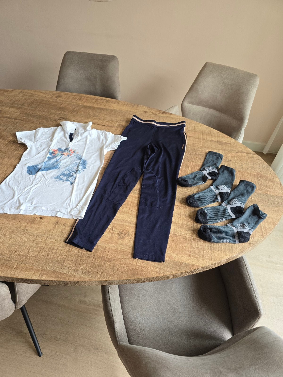 Paardrijkleding kind maat 150/152 + 4 paar sokken – set, Ophalen, Dressuur, Kinderen