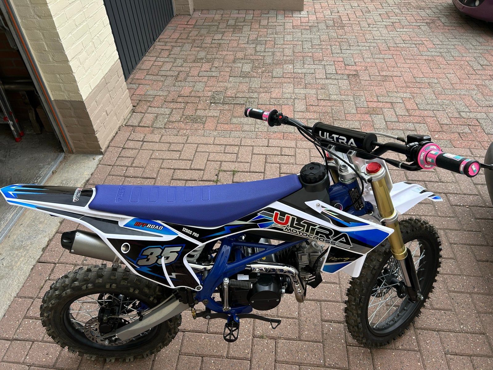 Ultra Motocross Pitbike 125cc - Zo goed als nieuw, Ophalen, Zo goed als nieuw, Overige merken