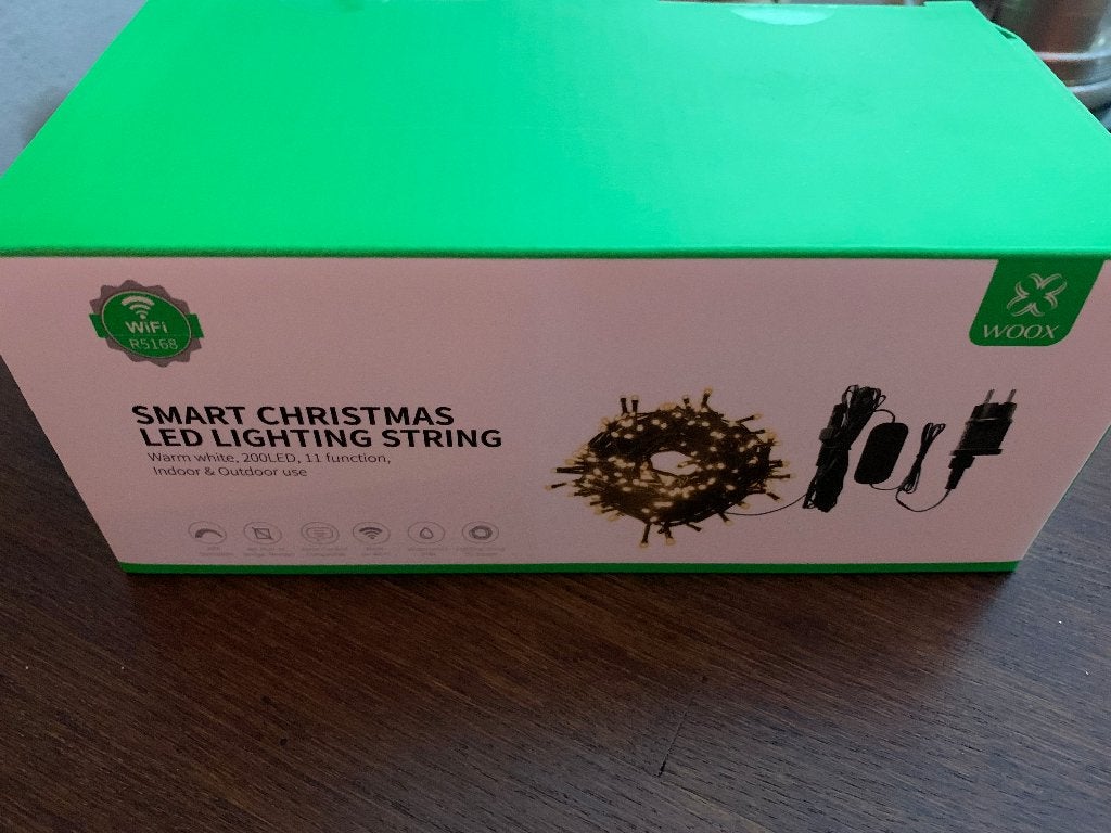 Woox smart Wifi 20 meter kerstverlichting | R5168 - nieuw, Verzenden, Nieuw, Modern, Overige fittingen