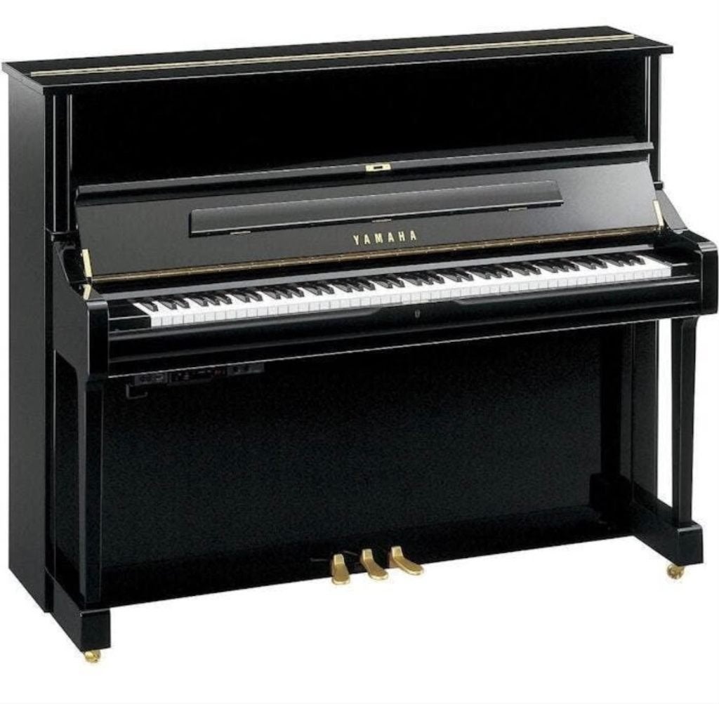 Piano Yamaha u1 A 41727341 bouwjaar 1986, Muziek en Instrumenten, Ophalen, Gebruikt, Zwart, Piano