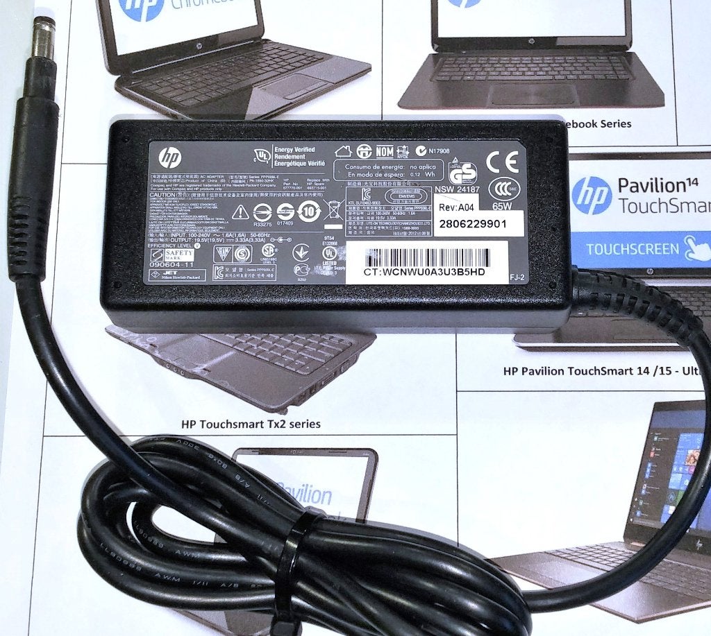 HP 677770-001 19.5V 3.33A 65W PPP009L-E Adapter Oplader, Ophalen of Verzenden, Zo goed als nieuw, Hewlett Packard HP