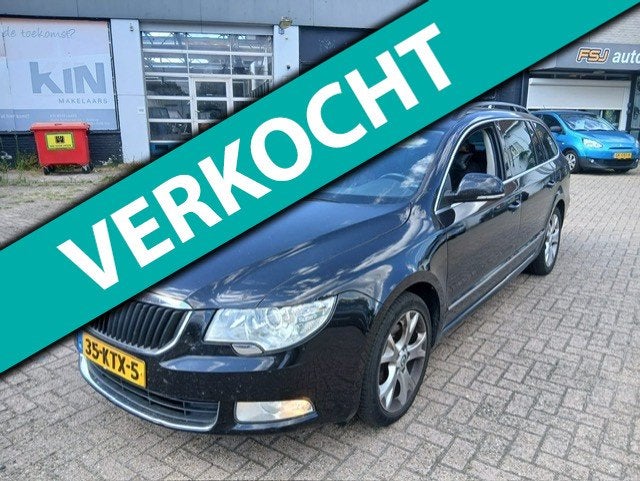 Skoda Superb Combi 1.4 TSI / 125PK / COMFORT BUSINESS LINE!, Auto's, Skoda, Voorwielaandrijving, Euro 5, Gebruikt, Zwart
