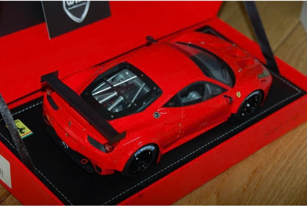 !! SALE !! 1:18 FERRARI 458 GT2 scuderia red BBR ltd60 WRH, Verzenden, Zo goed als nieuw, Auto, Overige merken