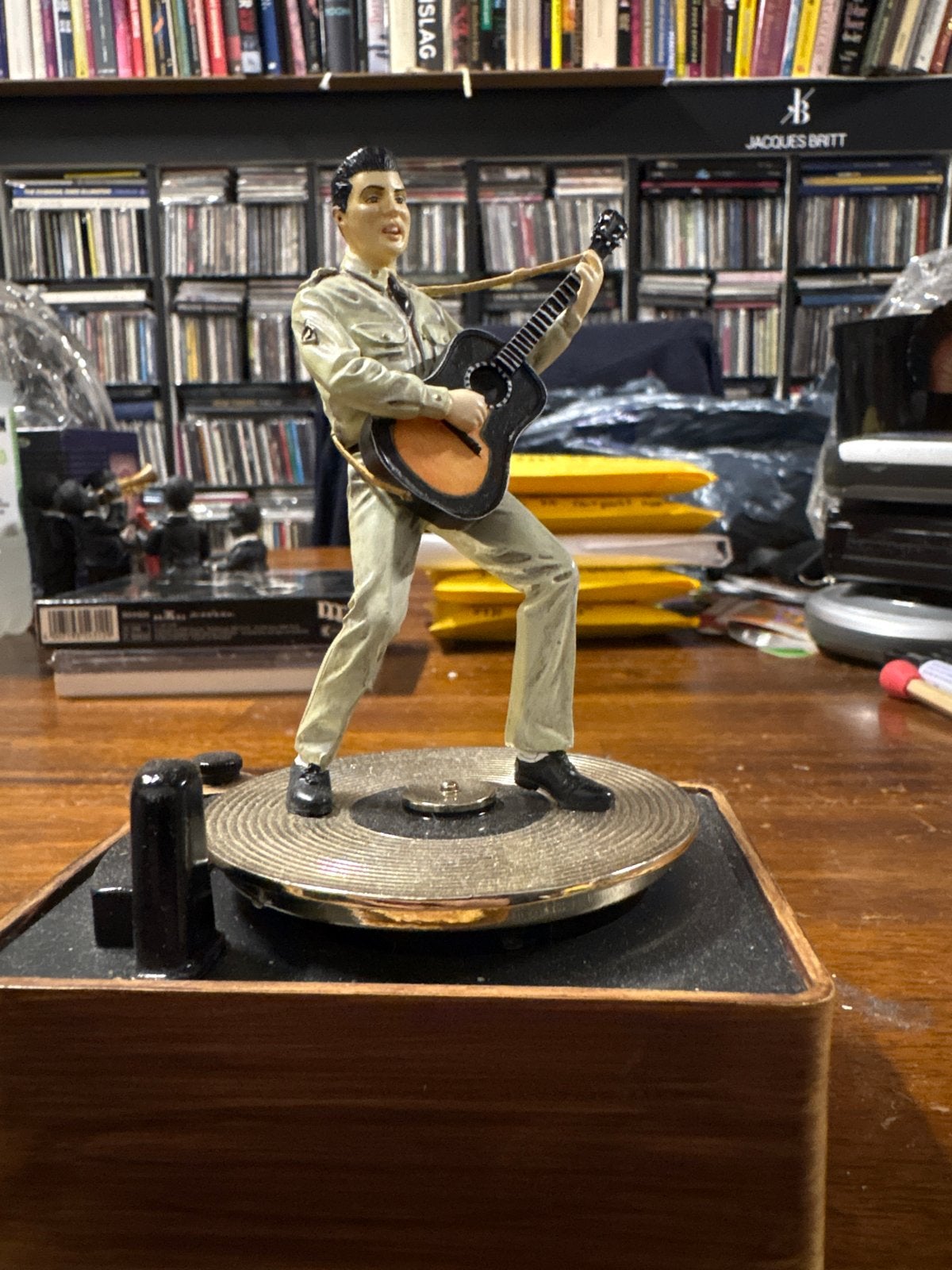 Elvis Presley G.I. Blues Muziekdoos - The Franklin Mint, Ophalen of Verzenden, Zo goed als nieuw, Ducoso, Ducoso