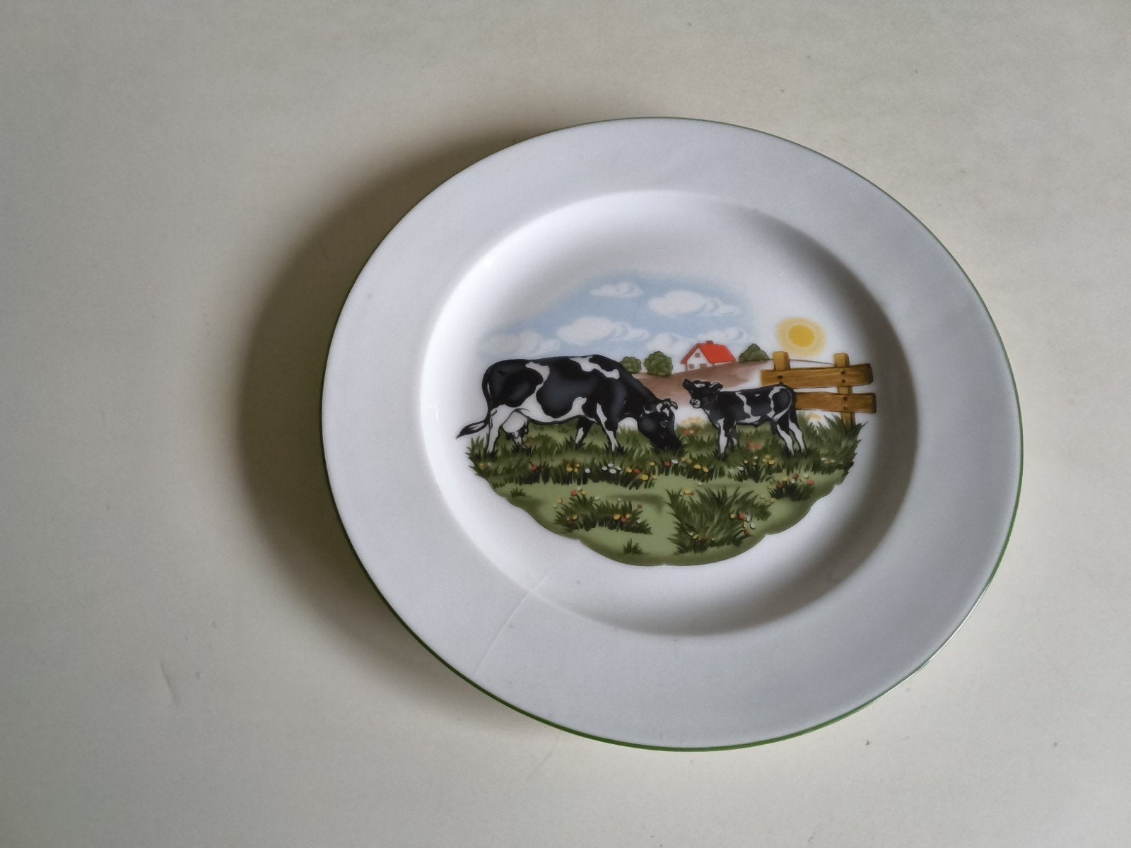 wunsiedel kinder bordjes met koeien, Ophalen of Verzenden, Overige stijlen, Bord(en)