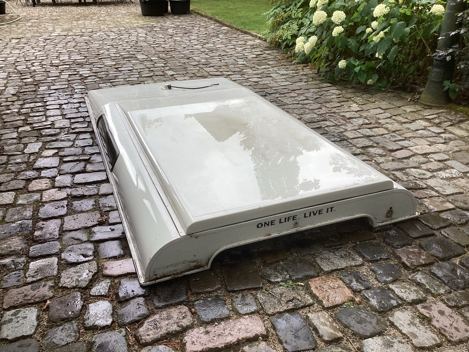 Dak voor defender 110 ( grijs kenteken), Auto-onderdelen, Carrosserie en Plaatwerk, Achterklep, Land Rover, Voor, Gebruikt, Ophalen