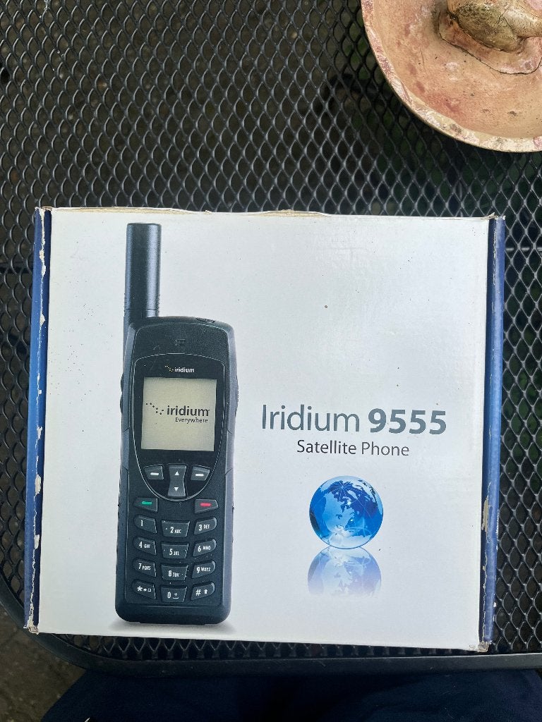 Iridium 9555 satelliet telefoon, Ophalen of Verzenden, Zo goed als nieuw, Communicatie