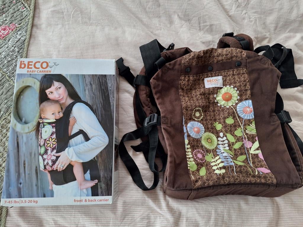 Beco Baby Carrier draagzak 3.5 - 7 KG, Kinderen en Baby's, Babydragers en Draagdoeken, Buik of Rug, Zo goed als nieuw, Draagzak