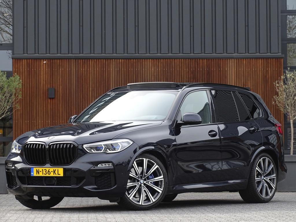 BMW X5 40i 341PK X-Drive / M-Sport / pano / Harman Kardon /, Gebruikt, Zwart, Leder, Bedrijf