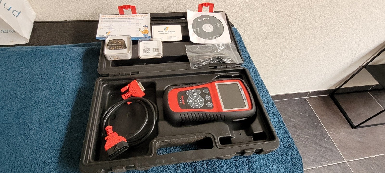 Autel maxi diagnose Elite MD802 nieuw in koffer met factuur, Ophalen of Verzenden, Nieuw