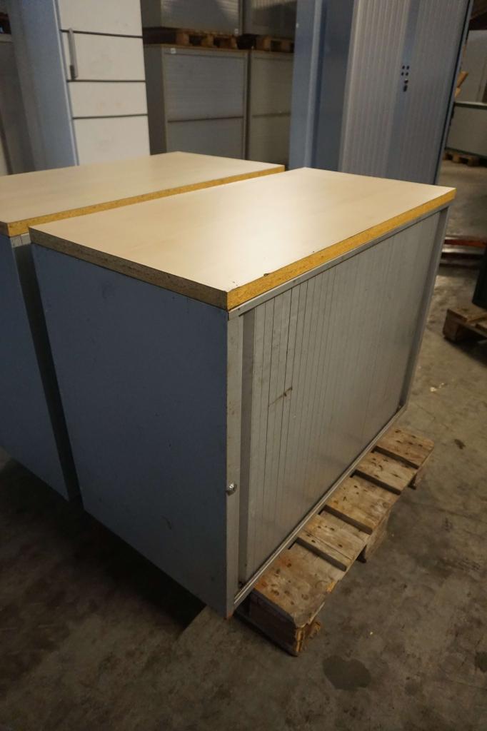 Lage archiefkast roldeurkast voorraadkast garagekast kasten, Gebruikt, Niet ingevuld, 50 tot 100 cm, Minder dan 100 cm