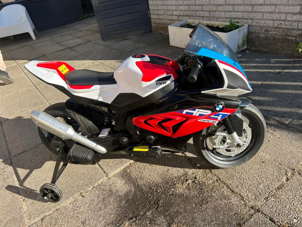 ELEKTRISCHE KINDERMOTOR BMW HP4 ROOD 12V, Fietsen en Brommers, Minibikes, Midibikes en Pitbikes, Ophalen, Zo goed als nieuw, Overige typen