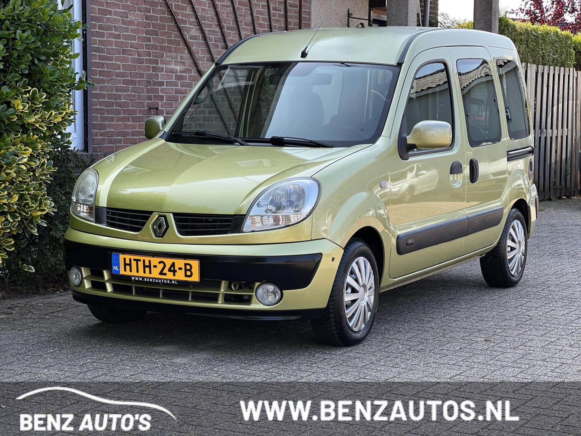 Renault KANGOO 1.6-16V Expression Invalide-Mindervalide/Aang, Auto's, Stof, Gebruikt, 1095 kg, Bedrijf