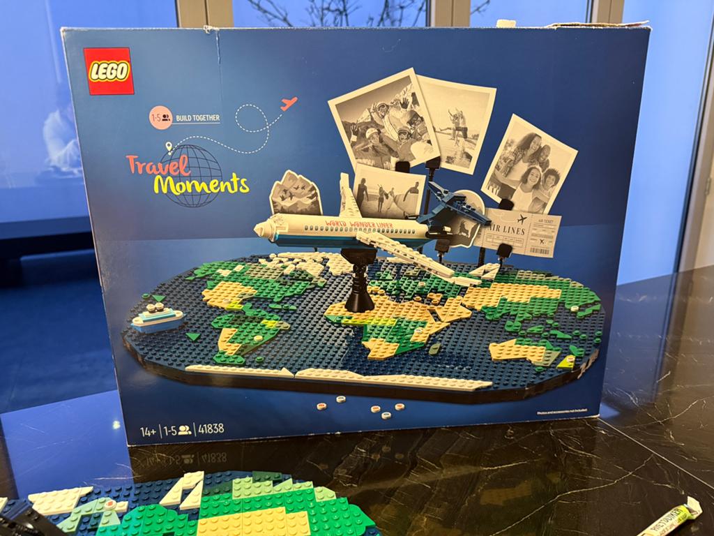 Lego 41838 Wereldkaart bouwset, Kinderen en Baby's, Speelgoed | Duplo en Lego, Ophalen of Verzenden, Zo goed als nieuw