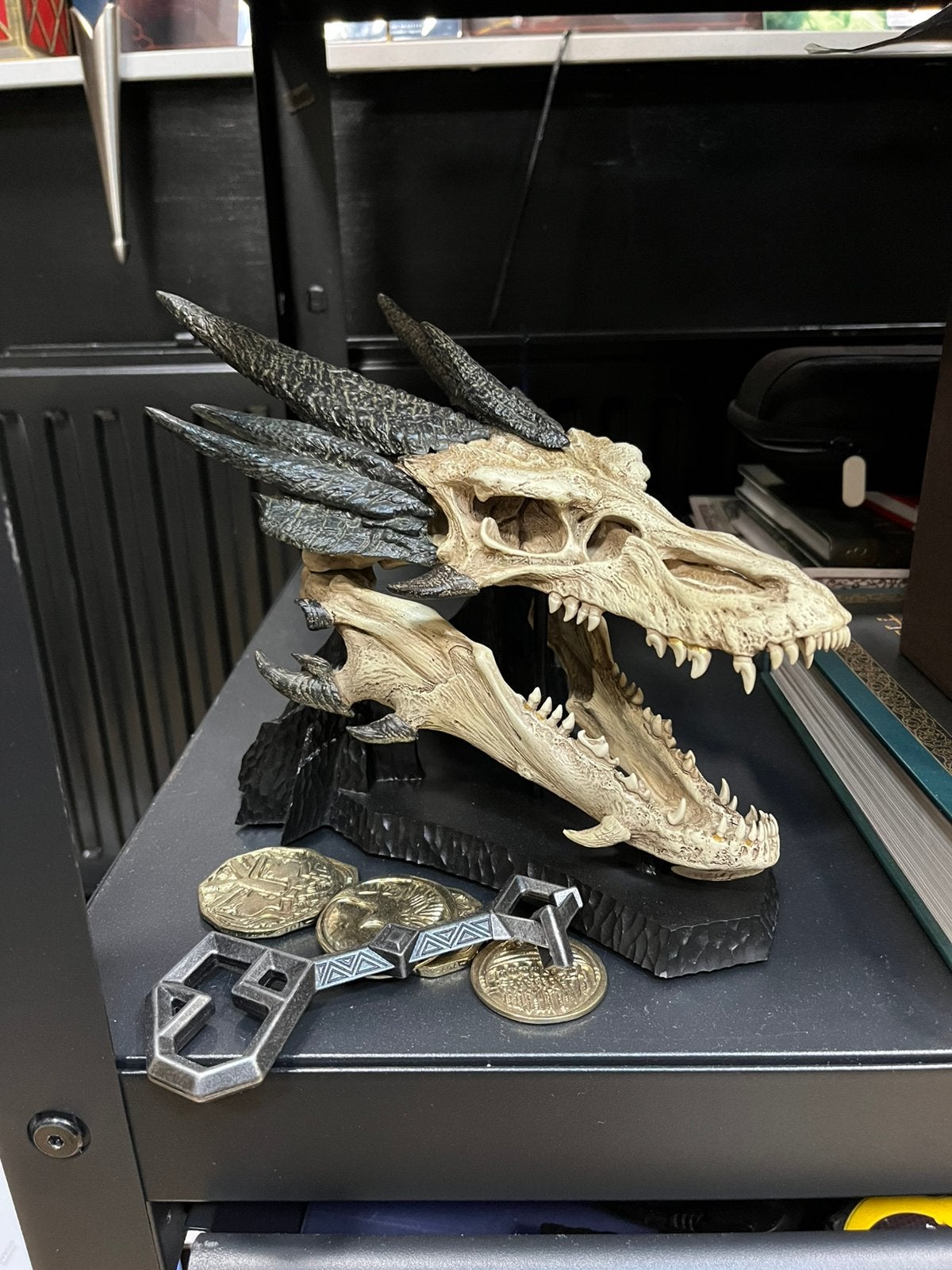 Weta workshop smaug skull lotr the hobbit, Ophalen of Verzenden, Zo goed als nieuw