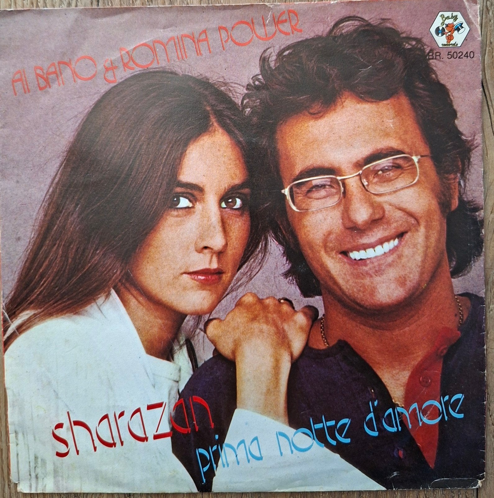 Al Bano & Romina Power - Sharazan / Prima Notte D'Amore, Gebruikt, 7 inch, EP, Fotohoes
