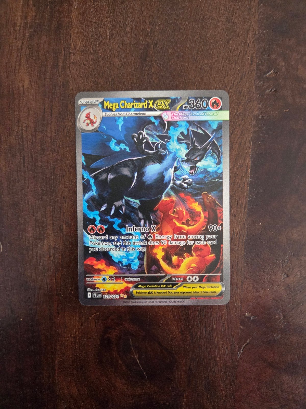 Pokemom Charizard PFL, Ophalen of Verzenden, Zo goed als nieuw, Losse kaart