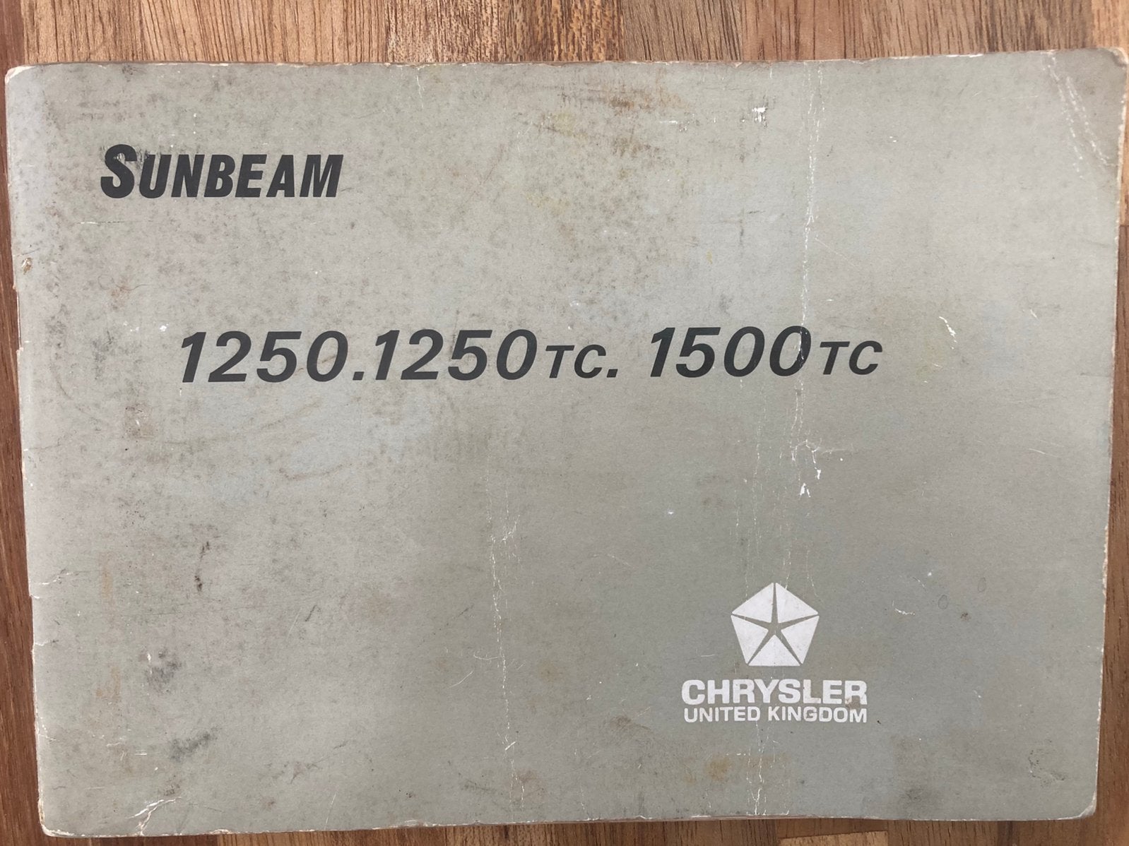 Sunbeam instructie boekje  ca 1979, Ophalen of Verzenden