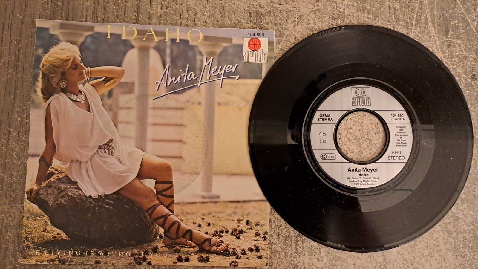 Anita meyer  - Idaho, Gebruikt, 7 inch, Pop, Fotohoes