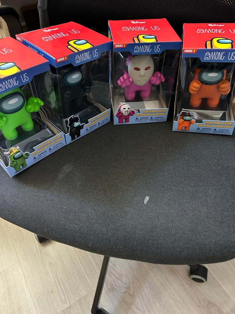 Nieuwe Among Us poppetjes - Serie 2 Collectible Figuren, Ophalen of Verzenden, Nieuw