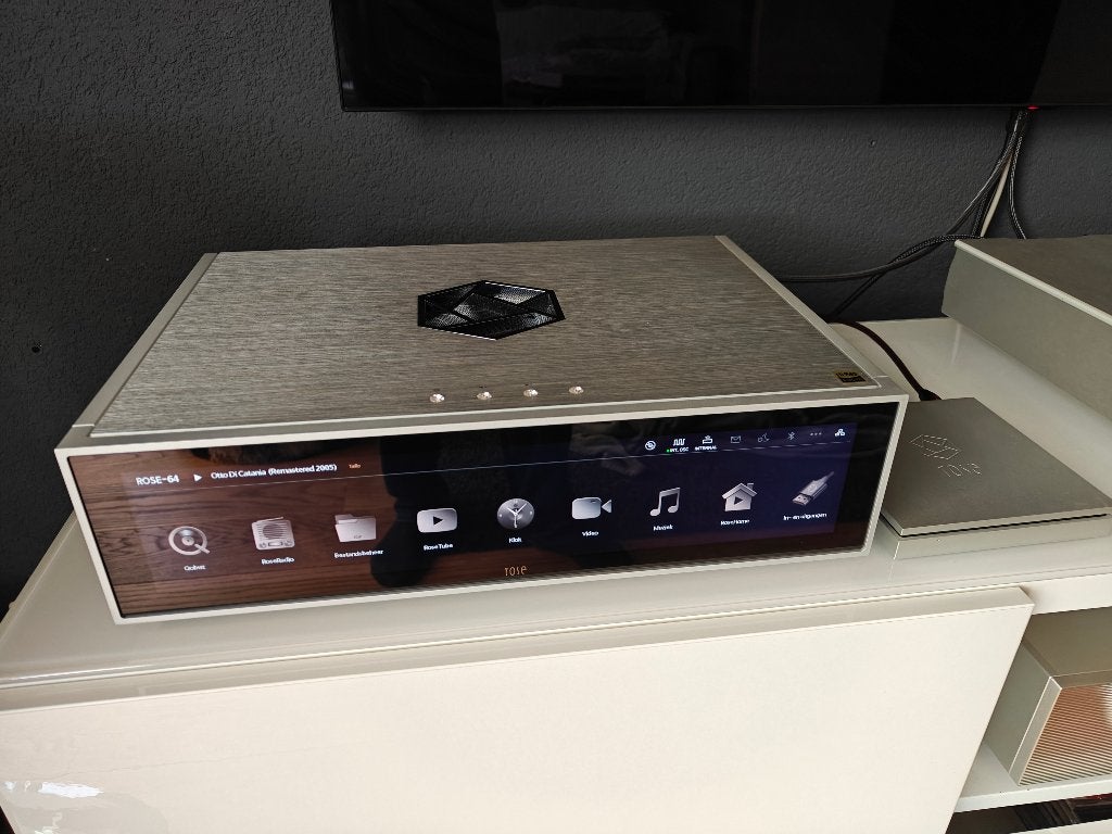 Hifi Rose RS130 Zilver, Audio, Tv en Foto, Ophalen, Zo goed als nieuw, Zonder harde schijf