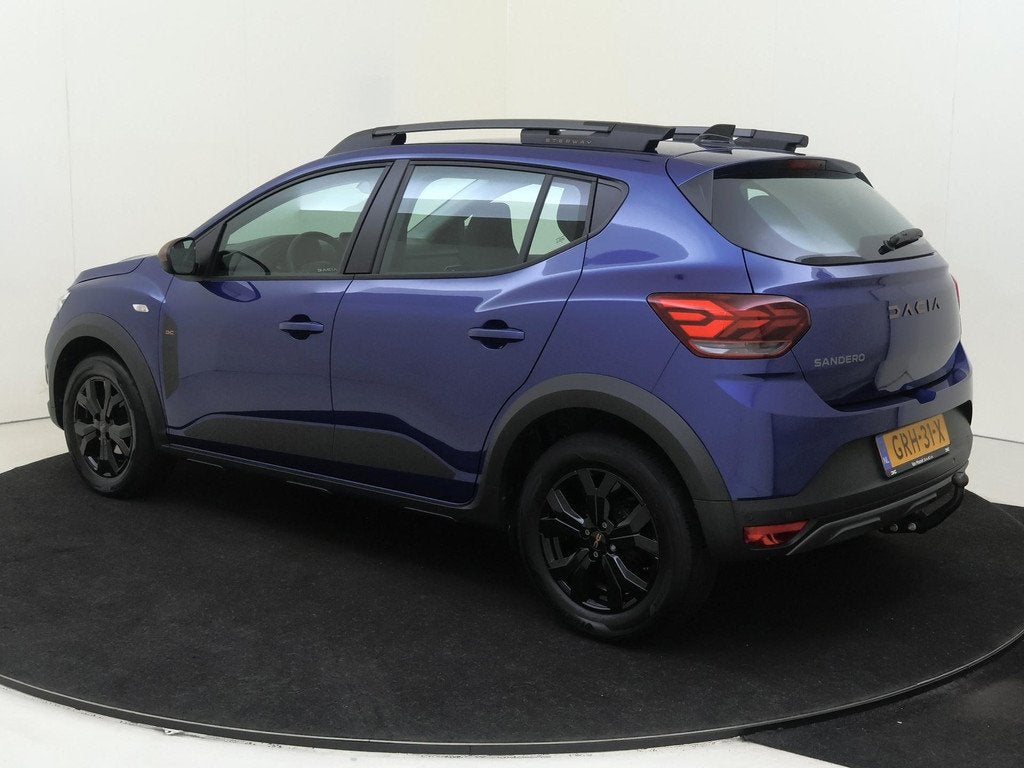 Dacia Sandero Stepway 1.0 TCe 100 ECO-G Up&Go | Apple Carpla, Auto's, Dacia, Voorwielaandrijving, Gebruikt, Euro 6, Blauw