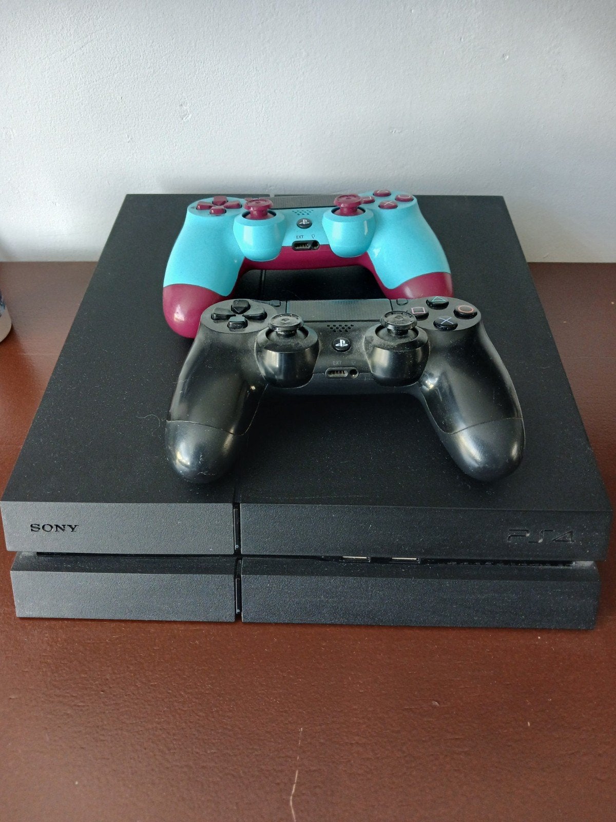 PlayStation 4 1TB met 12 spellen, Ophalen, Met 2 controllers, 1 TB, Original
