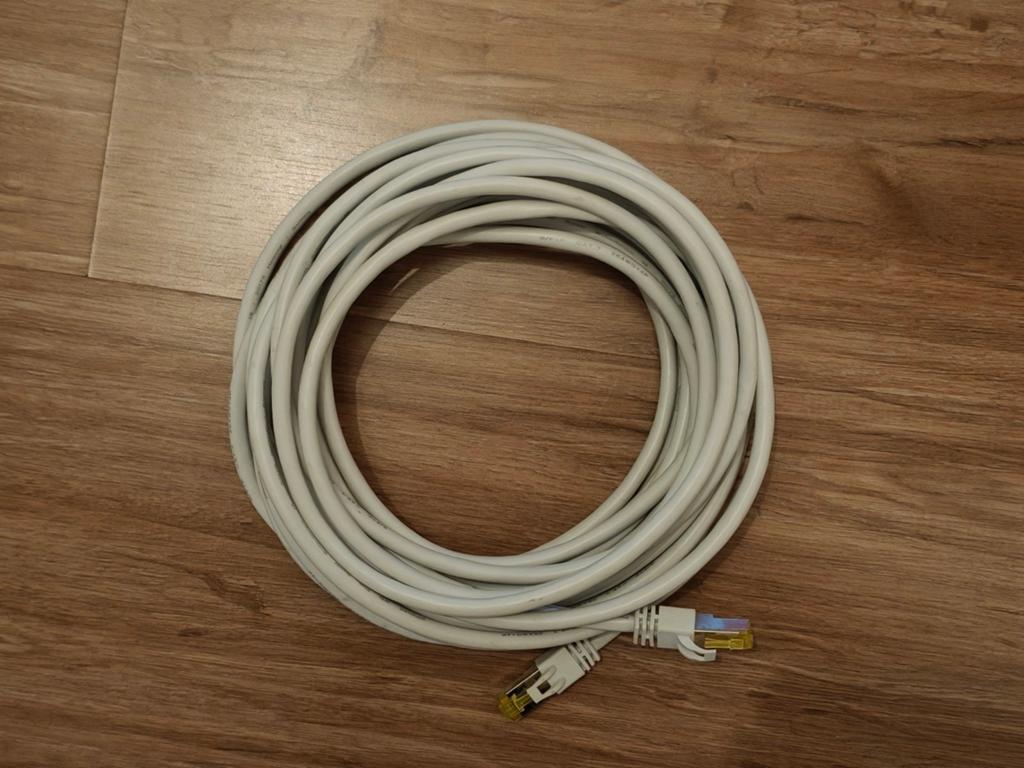 Witte internetkabel (UTP/Ethernet), Computers en Software, Ophalen, Gebruikt