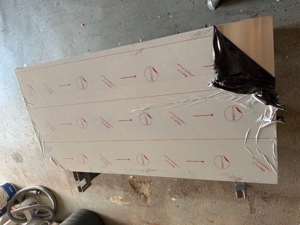 rvs werkblad, Ophalen, Nieuw, 50 tot 75 cm, Minder dan 100 cm