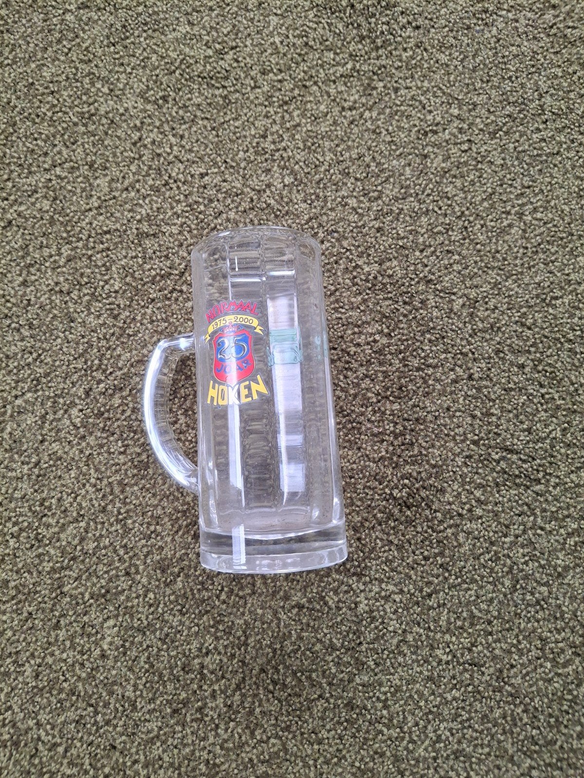 Normaal halve liter glas, Verzamelen, Ophalen of Verzenden, Zo goed als nieuw, Bierglas