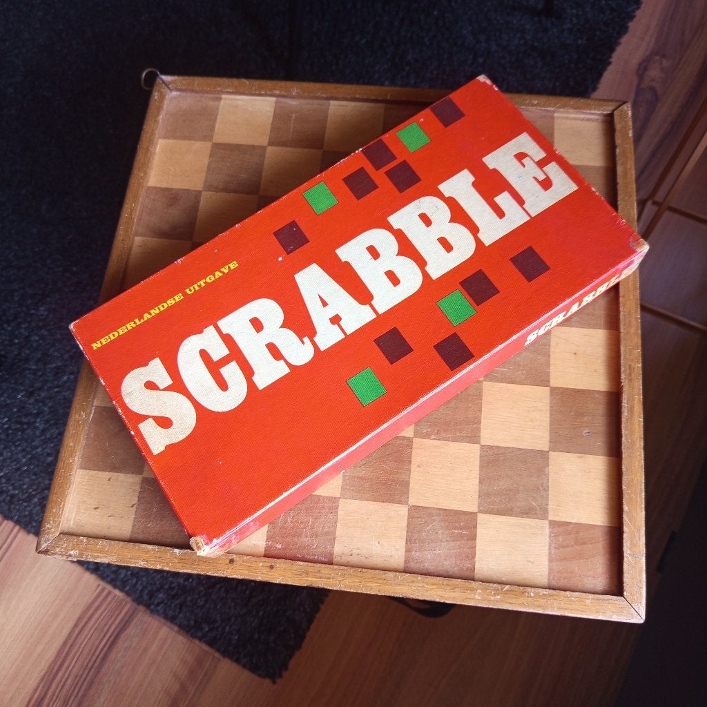 Oud SIO SCRABBLE Spel Nederlandse Uitgave Vintage Rotterdam, Drie of vier spelers, Ophalen of Verzenden, Gebruikt, Sio