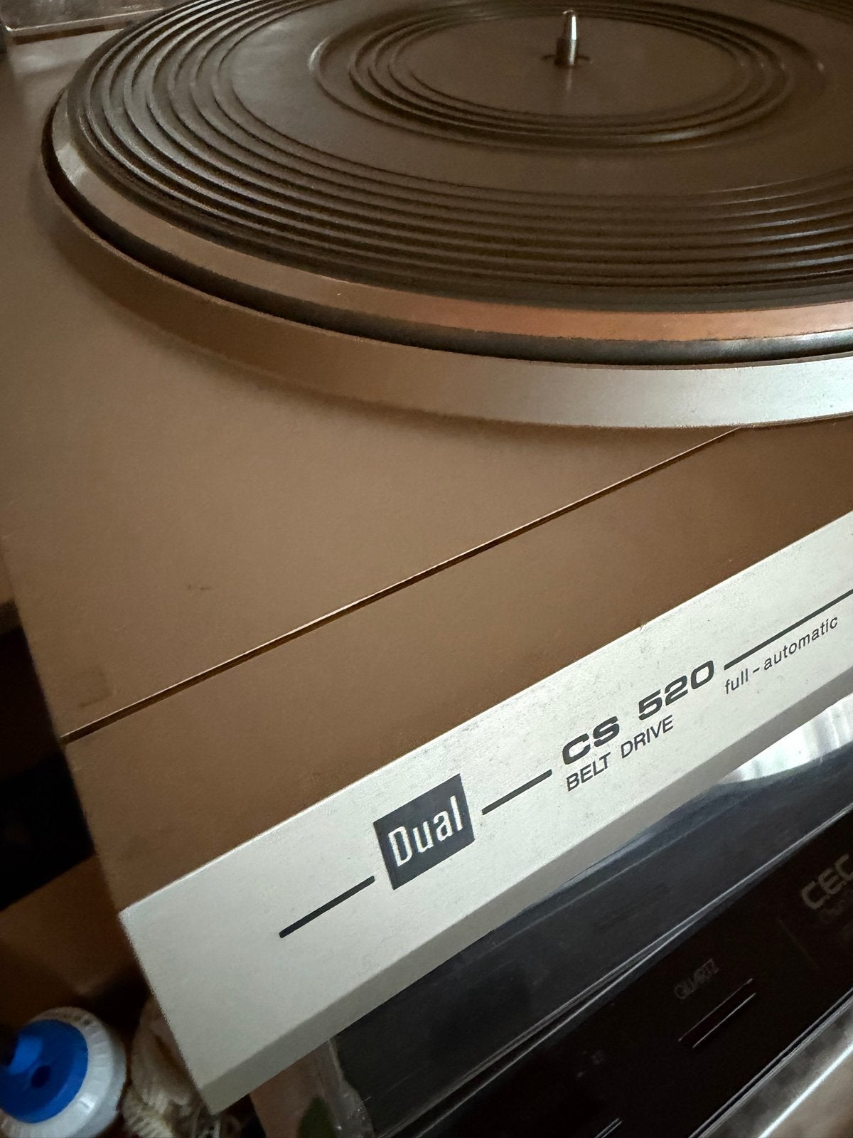 Dual CS 520 Volautomatische Platenspeler - Goede Staat, Automatisch, Ophalen of Verzenden, Zo goed als nieuw, Platenspeler