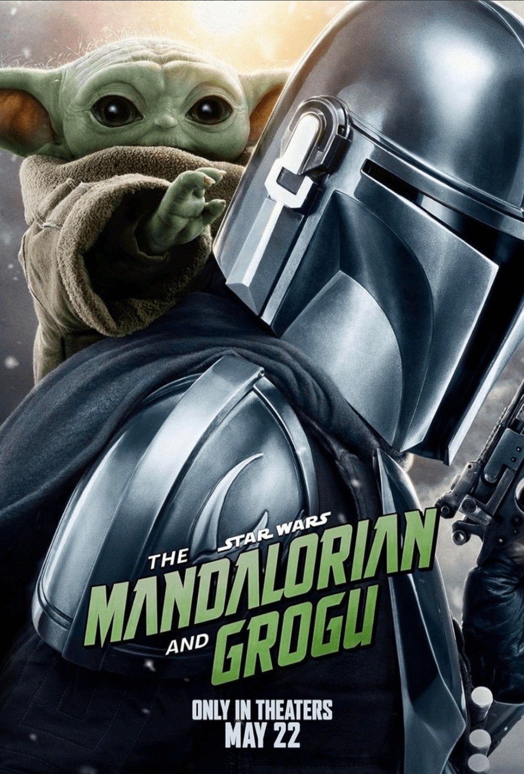 Star Wars! The Mandalorian and Grogu (bushokje poster), Ophalen of Verzenden, Nieuw, Boek of Poster