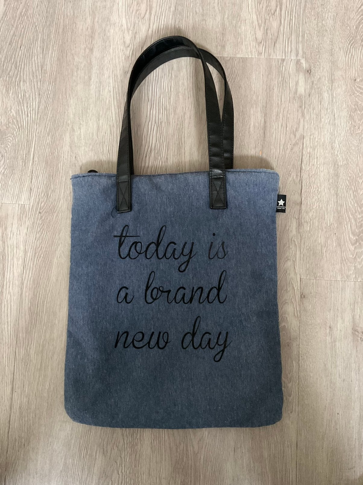 Mooie blauwe tas met ritssluiting, Ophalen of Verzenden, Zo goed als nieuw, Blauw, Overige typen