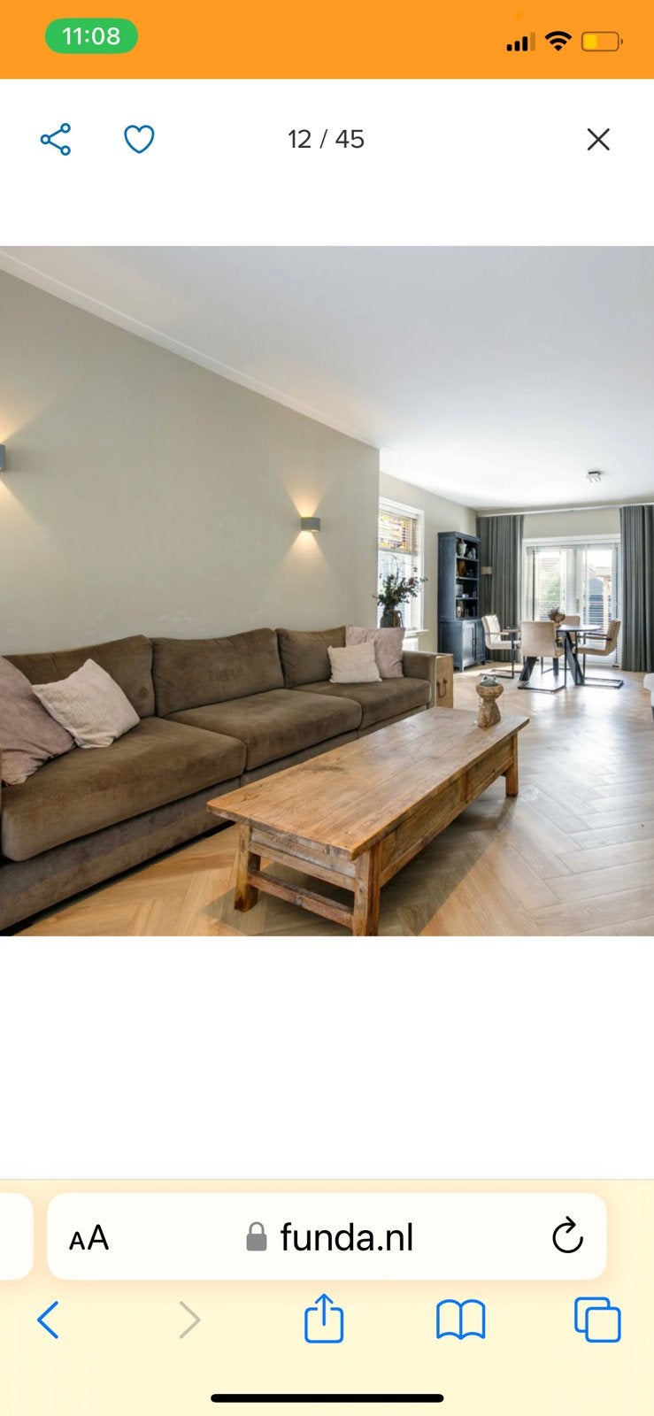 Salontafel pinewoon old grey, Ophalen, 100 tot 150 cm, 50 tot 100 cm, Zo goed als nieuw