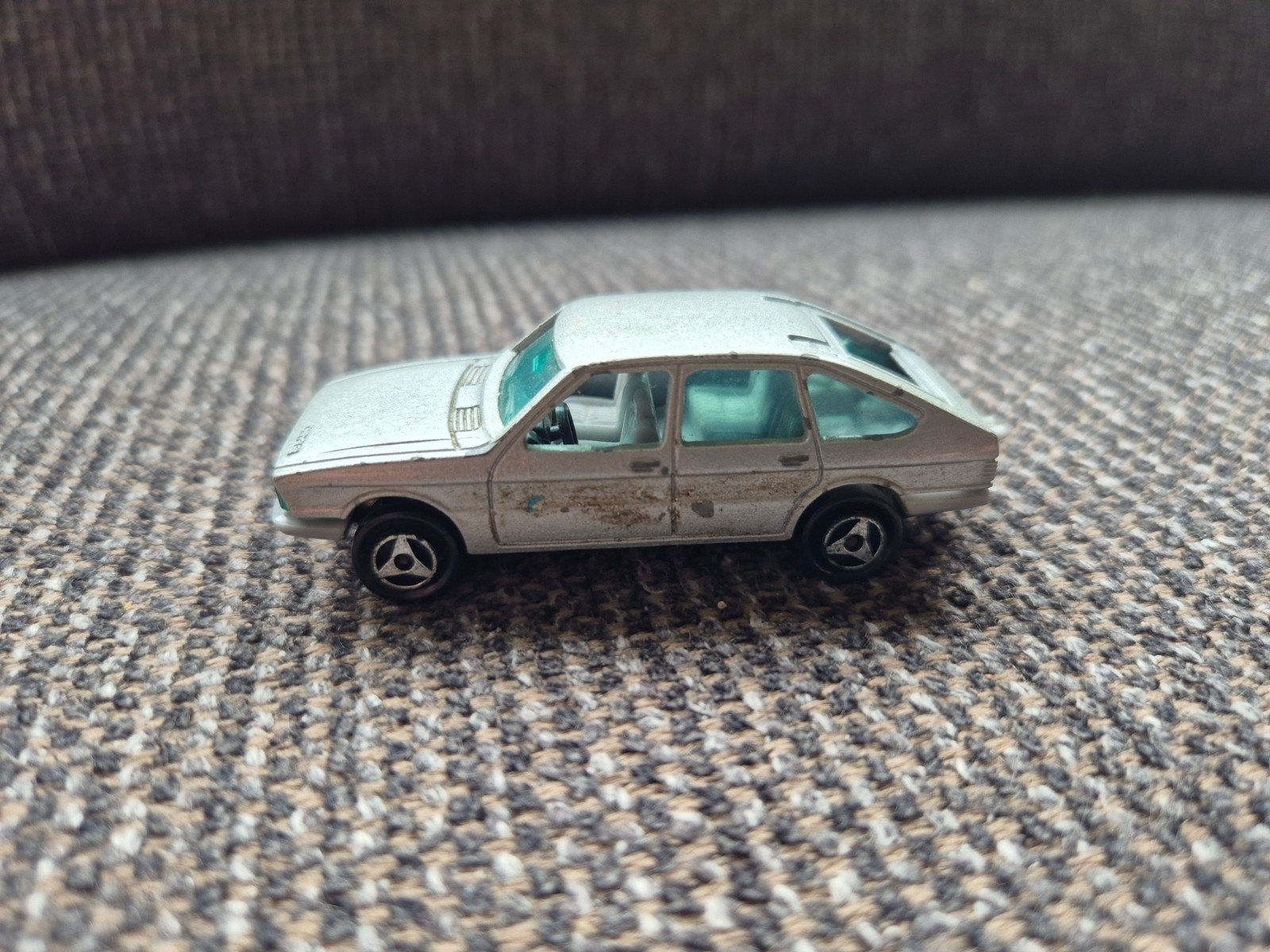 Majorette Simca 1308 Grijs - Vintage Speelgoedauto, Ophalen of Verzenden, Gebruikt