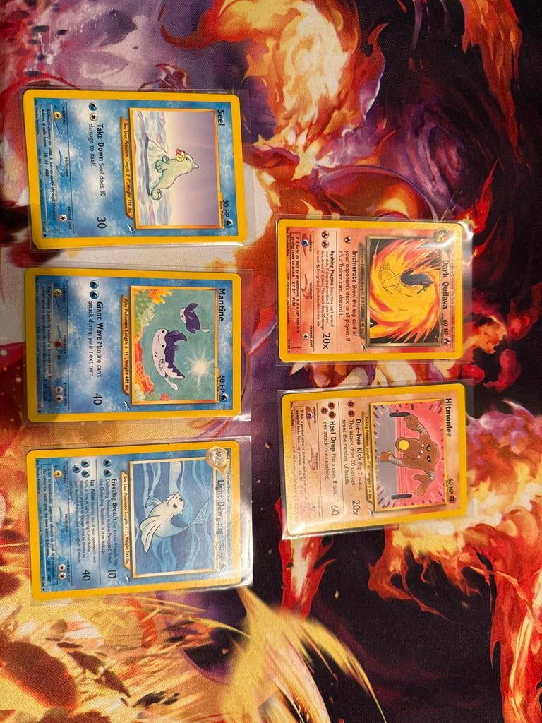 Pokémon Neo Destiny - Non Holo Kaartenset (5 kaarten), Ophalen, Gebruikt