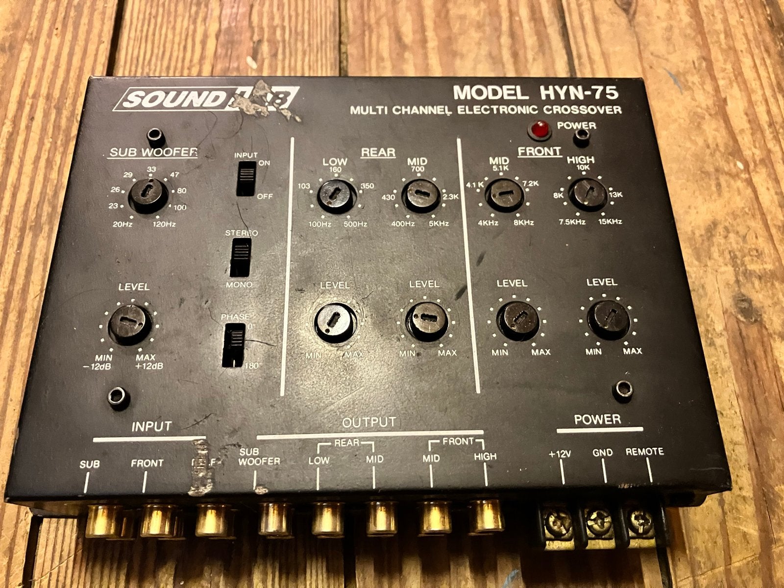 Soundlab HYN-75 Multi Channel Elektronische Crossover, Auto diversen, Auto-accessoires, Gebruikt, Ophalen of Verzenden