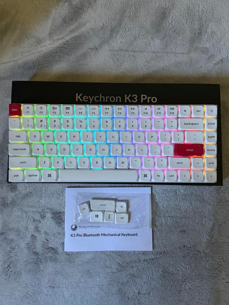 Keychron K3 Pro Keyboard, Ophalen of Verzenden, Zo goed als nieuw, 61 toetsen, Overige merken
