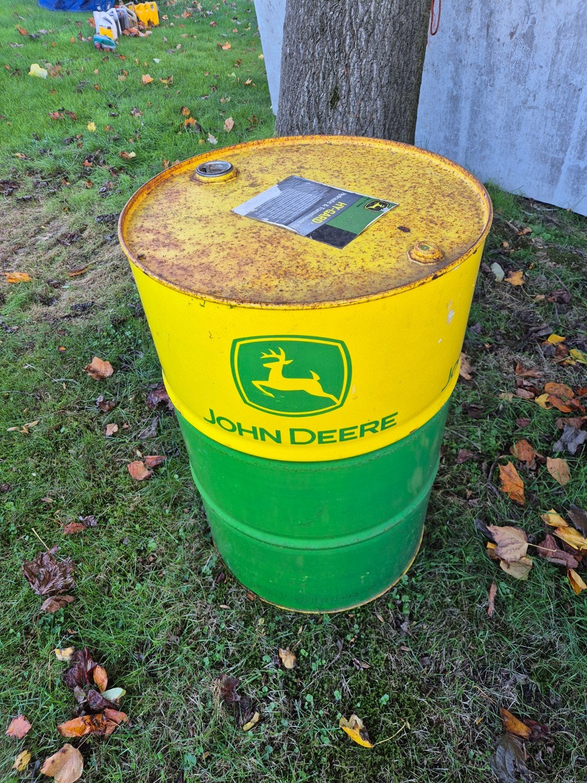 John Deere olievat - decoratief of voor opslag, Tuin en Terras, Ophalen