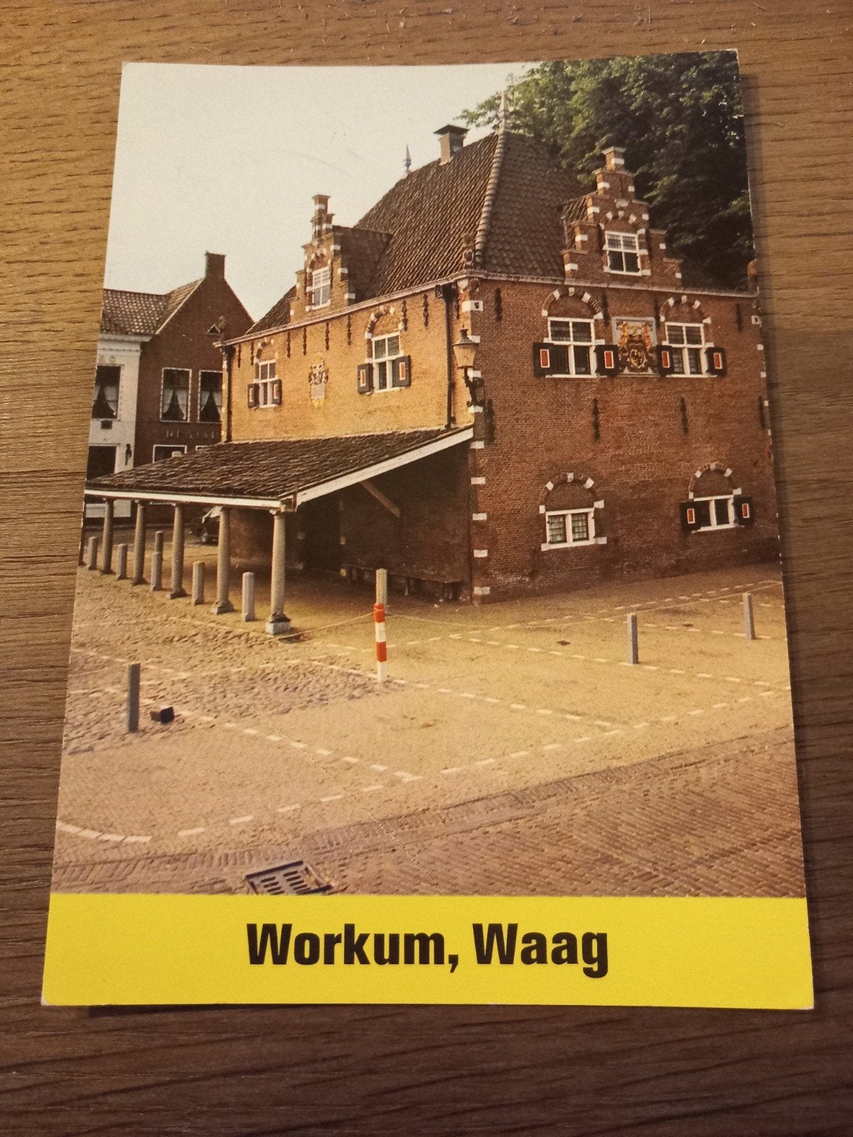 Oude ansichtkaart Workum, Waag (1988), Ophalen of Verzenden, 1980 tot heden, Gelopen, Friesland