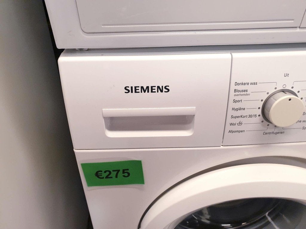 siemens wasmachine 6kg inc 6 mnd garantie, Witgoed en Apparatuur, Ophalen, Handwasprogramma, Zo goed als nieuw, Voorlader