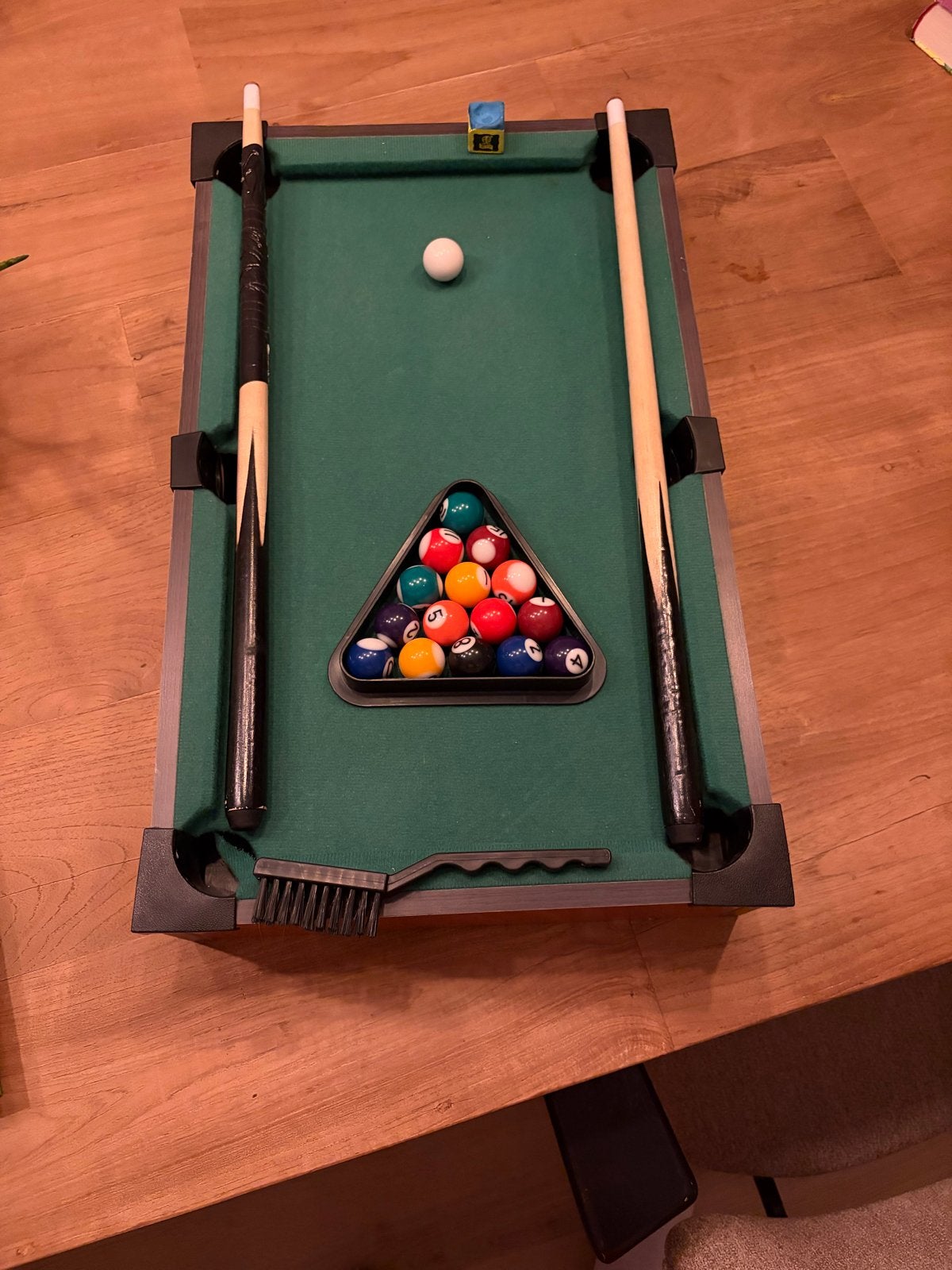 Mini Pooltafel (51x31) met accessoires, Ophalen of Verzenden, Gebruikt, Pooltafel