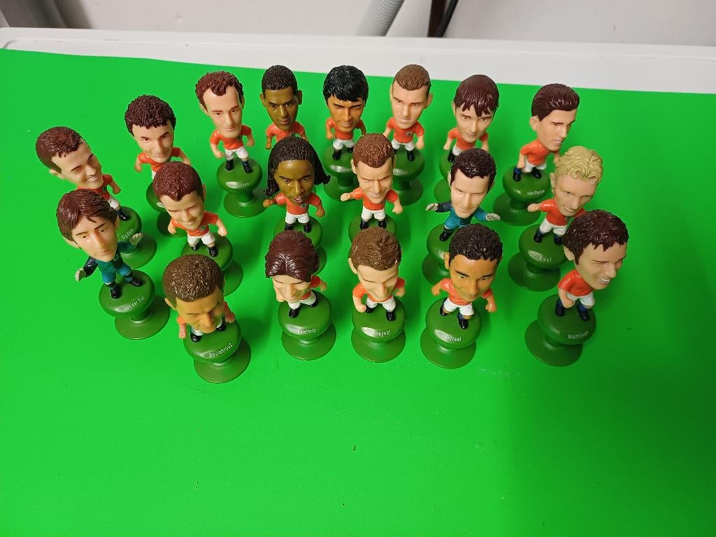 19 voetbalpoppetjes WK 2006 Super de Boer, Verzamelen, Supermarktacties, Super de Boer, Ophalen of Verzenden