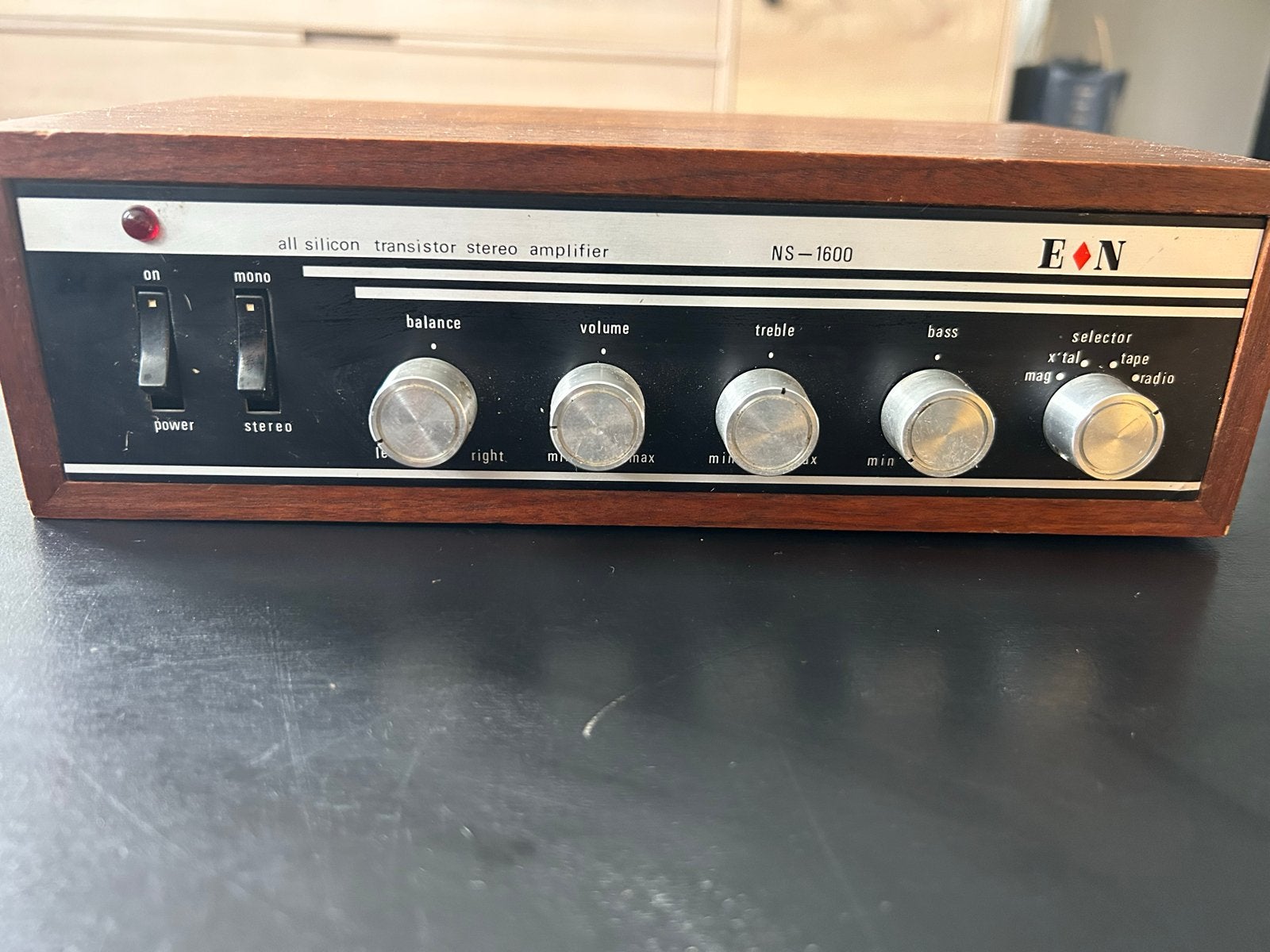 Vintage EON NS-1600 Stereo Versterker - All Silicon Transist, Overige merken, Gebruikt, Ophalen of Verzenden, Minder dan 60 watt