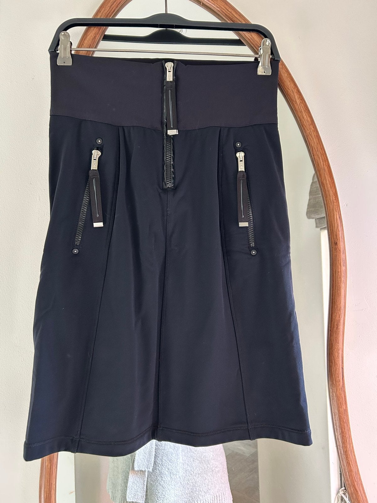HIGH Marineblauwe Rok met Fleece Voering - Maat 38, Kleding | Dames, Maat 38/40 (M), Girbaud, Blauw, High Use