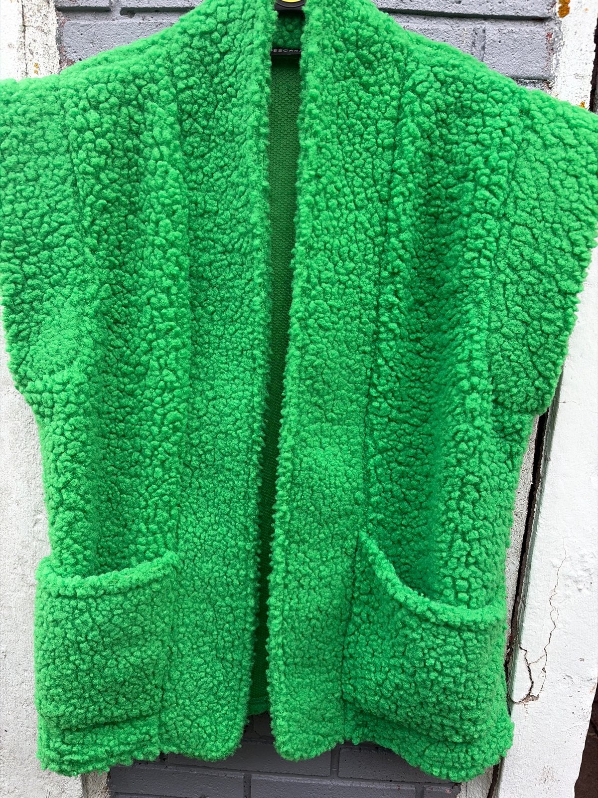 Pescara Teddy Gilet Groen Maat S/M, Kleding | Dames, Ophalen of Verzenden, Zo goed als nieuw, Maat 36 (S), Groen